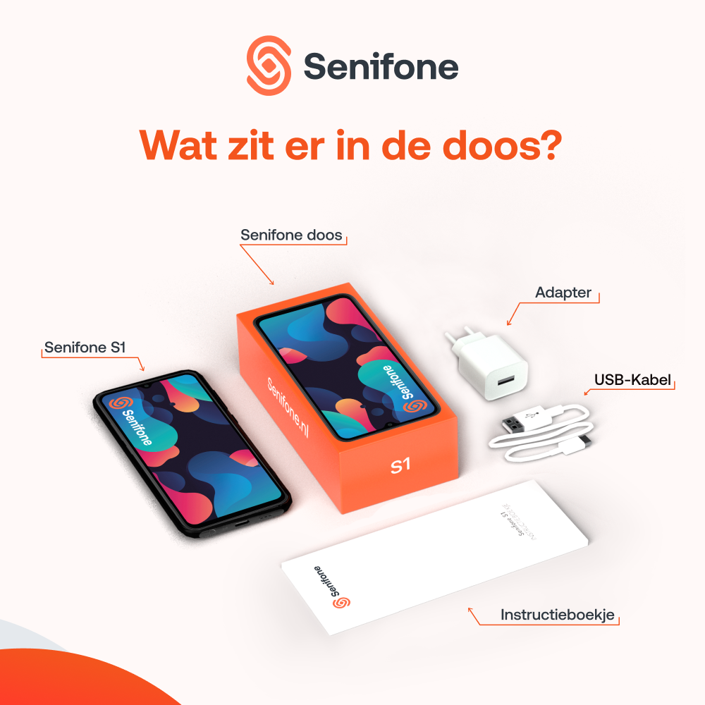 Senifone S1 - Smartphone pour séniors