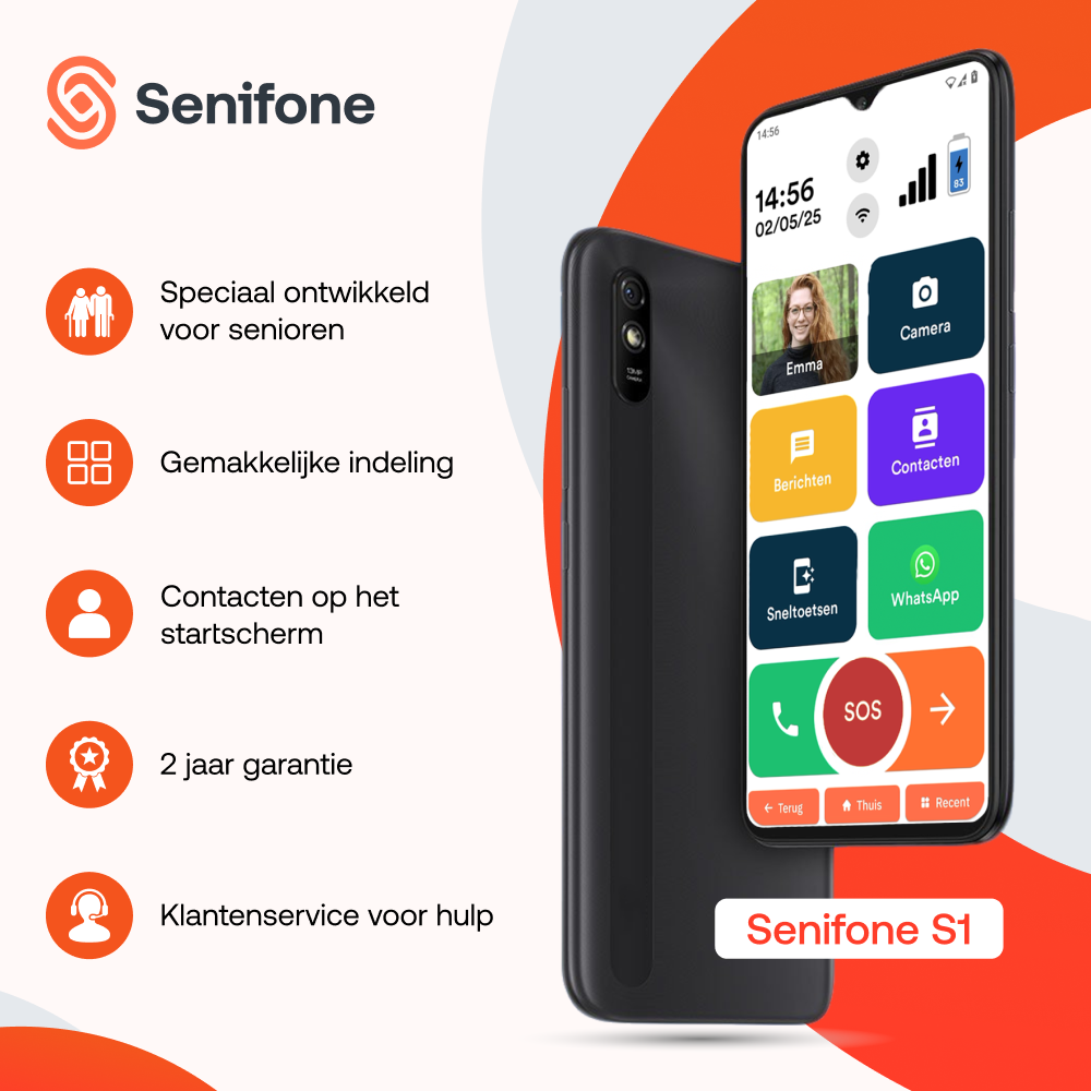 Senifone S1 - Smartphone pour séniors